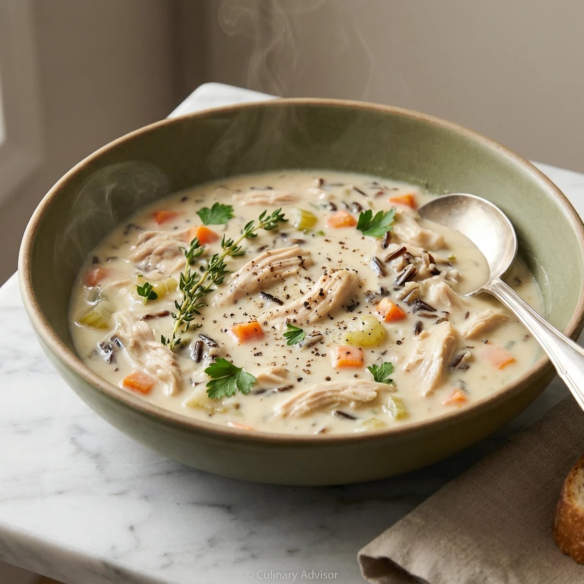 Creamy Chicken Wild Rice Soup