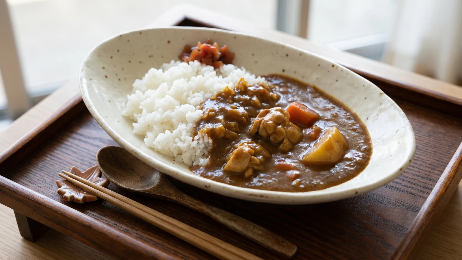 Karē Raisu (カレーライス, Japanese curry rice)