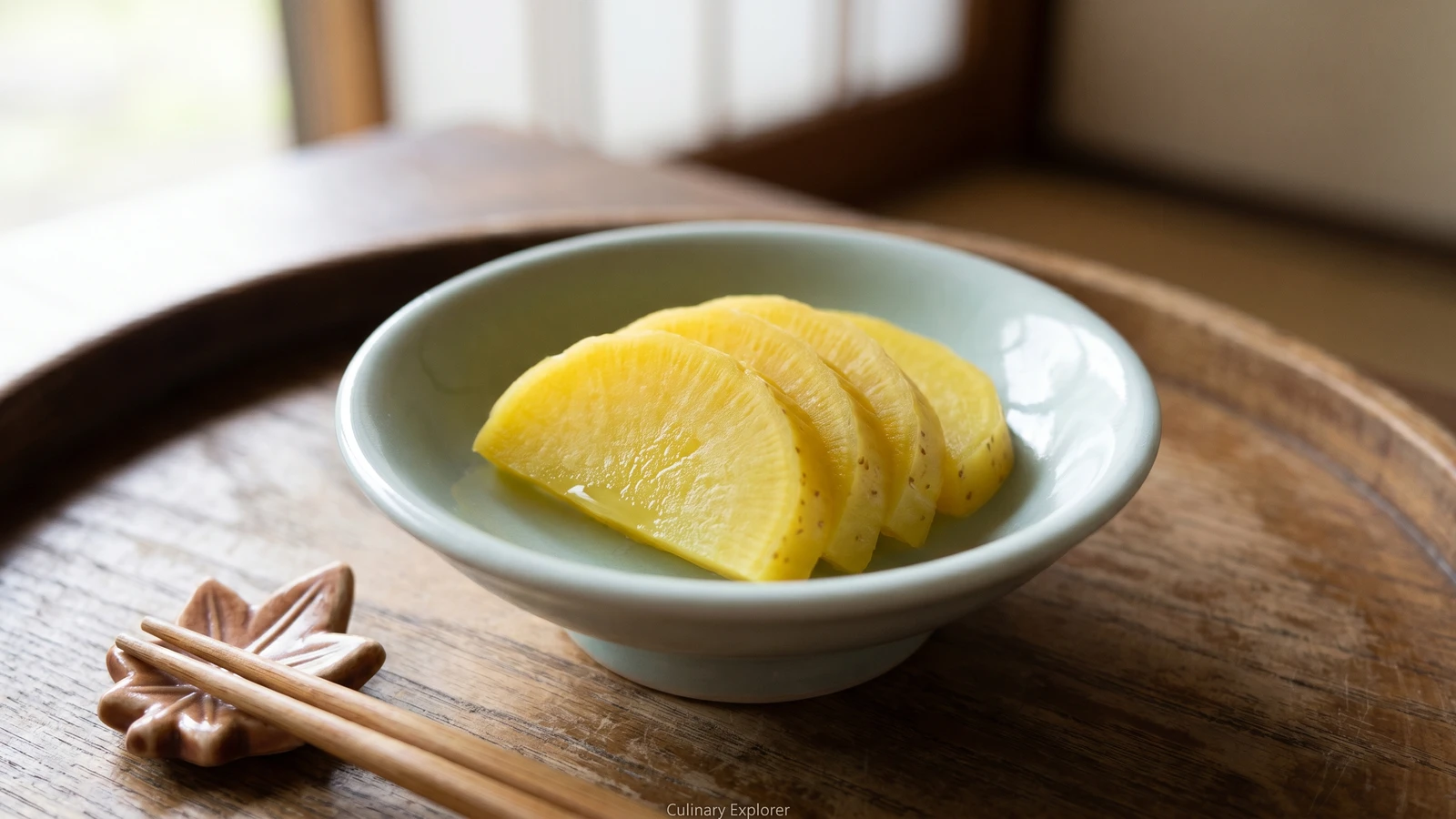 Takuan (沢庵, yellow pickled daikon)