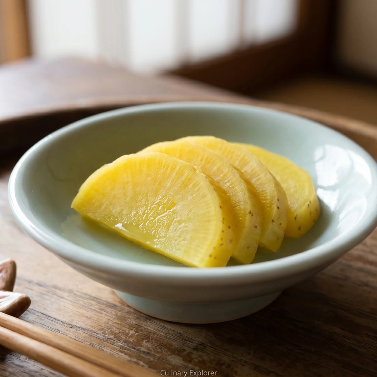 Takuan (沢庵, yellow pickled daikon)