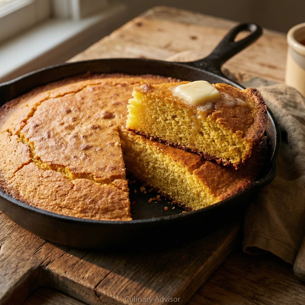 Louisiana Cornbread Skillet