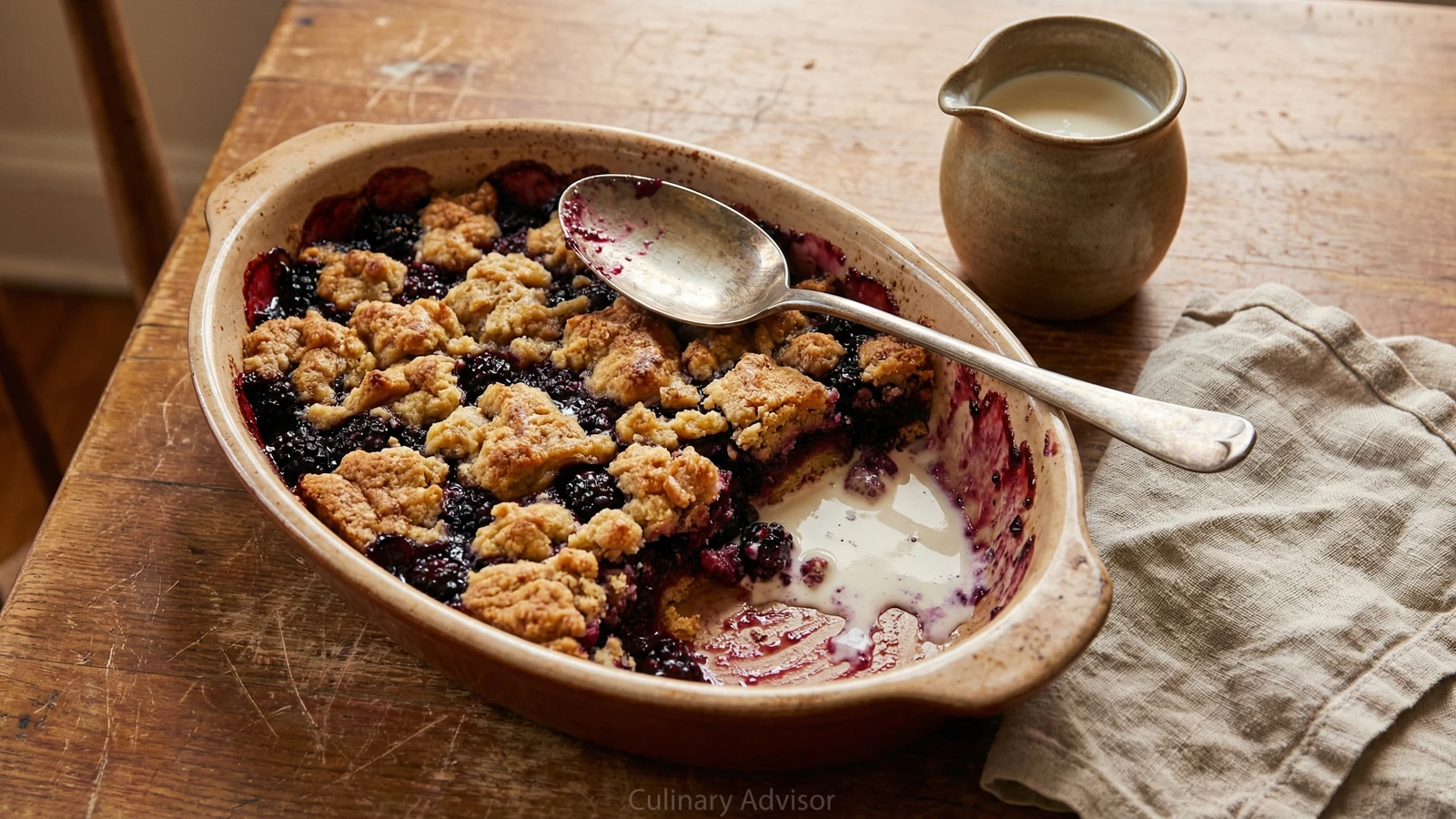 Blackberry Brown Betty with Sourdough Crumbs