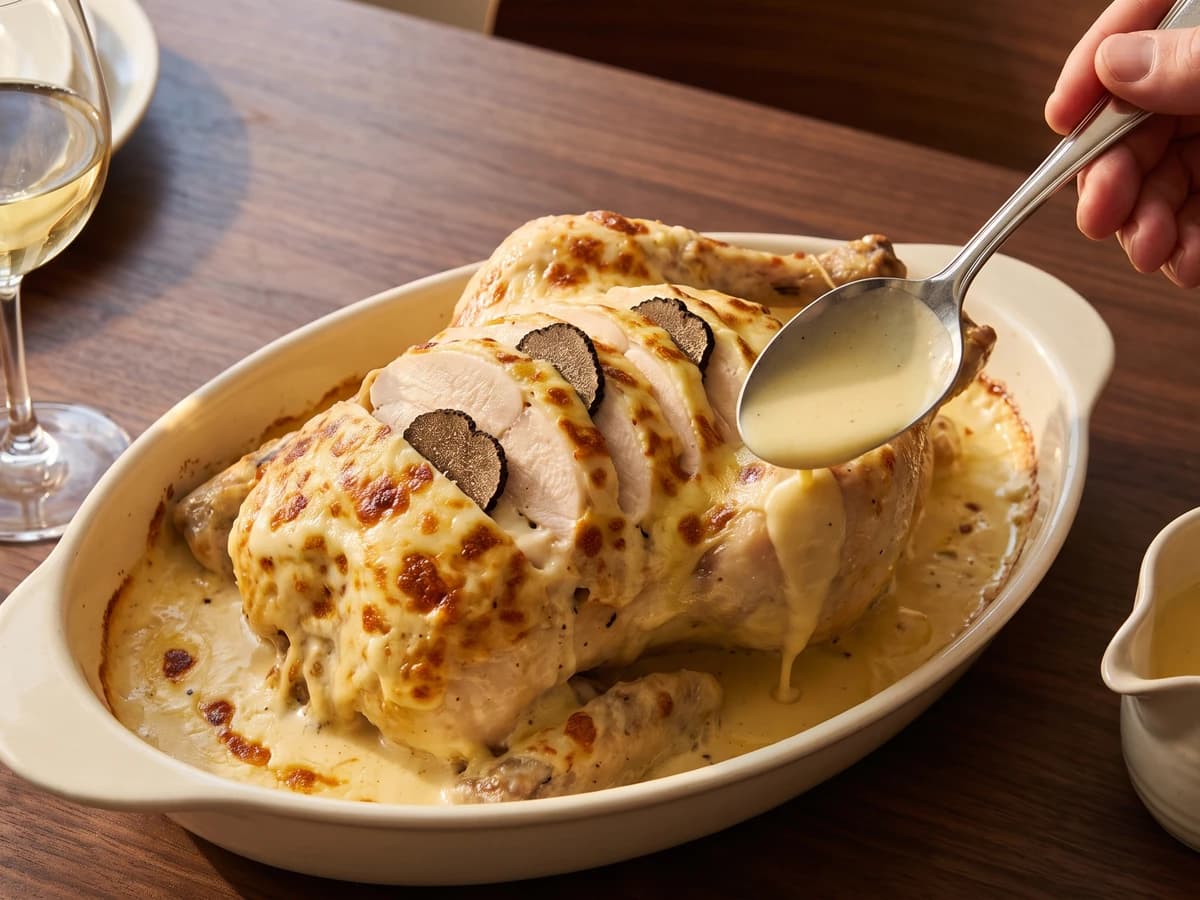 Poularde à la Mancini - Chef Juliette