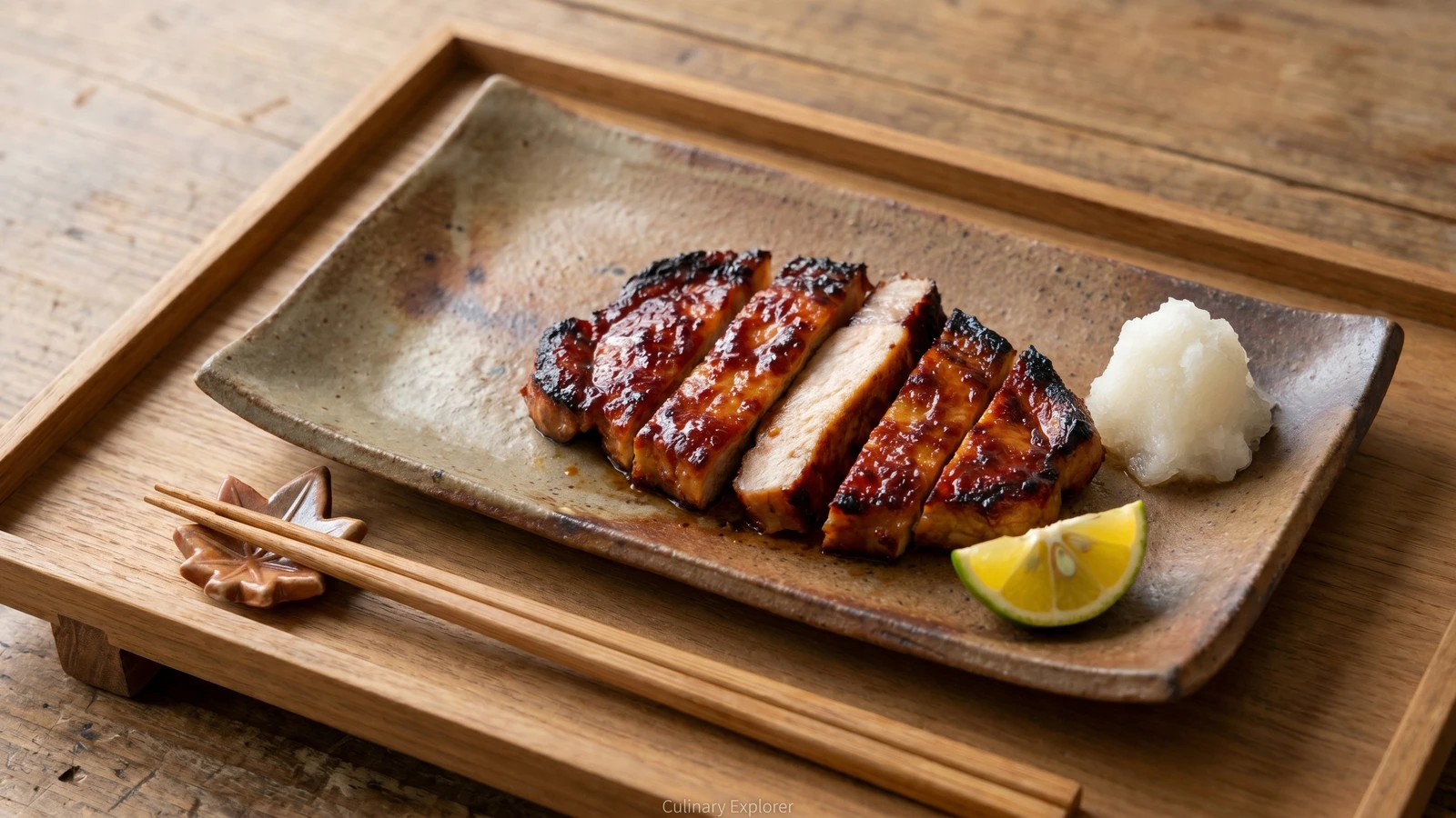 Miso-Marinated Grilled Pork (豚の味噌漬け焼き, Buta no Misozuke-yaki)