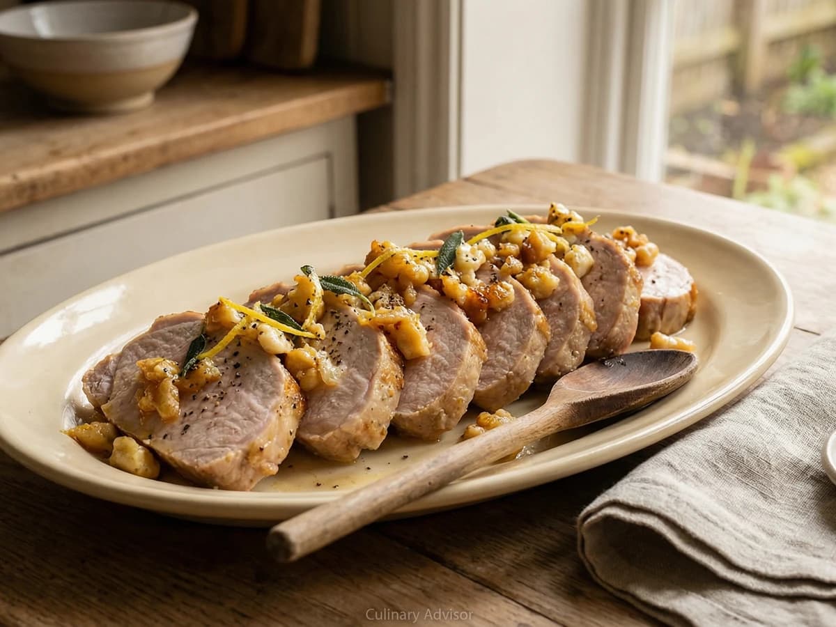 Milk-Braised Pork Loin - Chef Ally