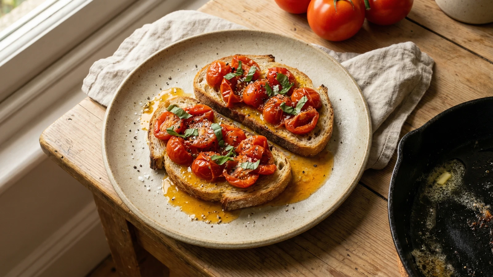 Tomatoes on Toast