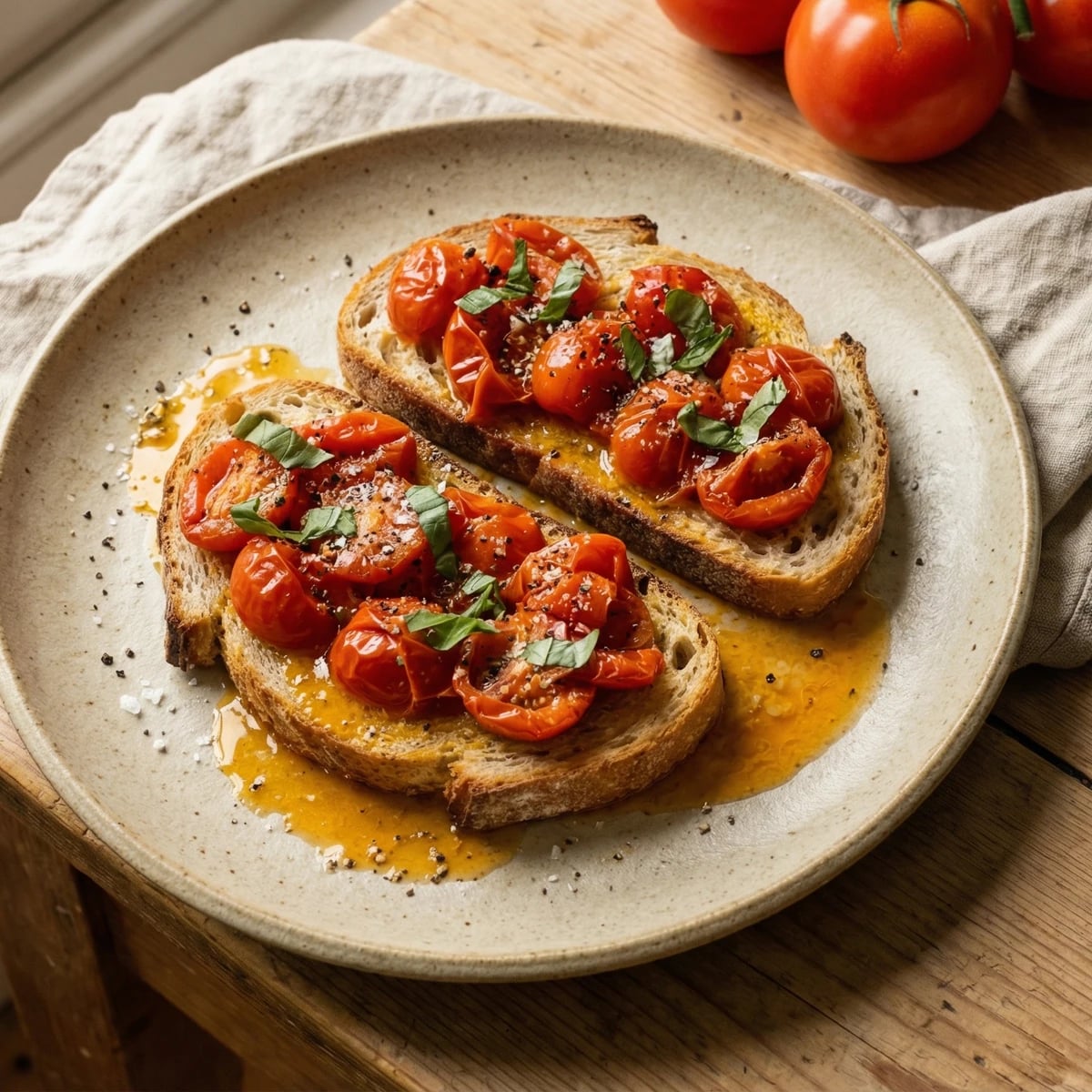 Tomatoes on Toast