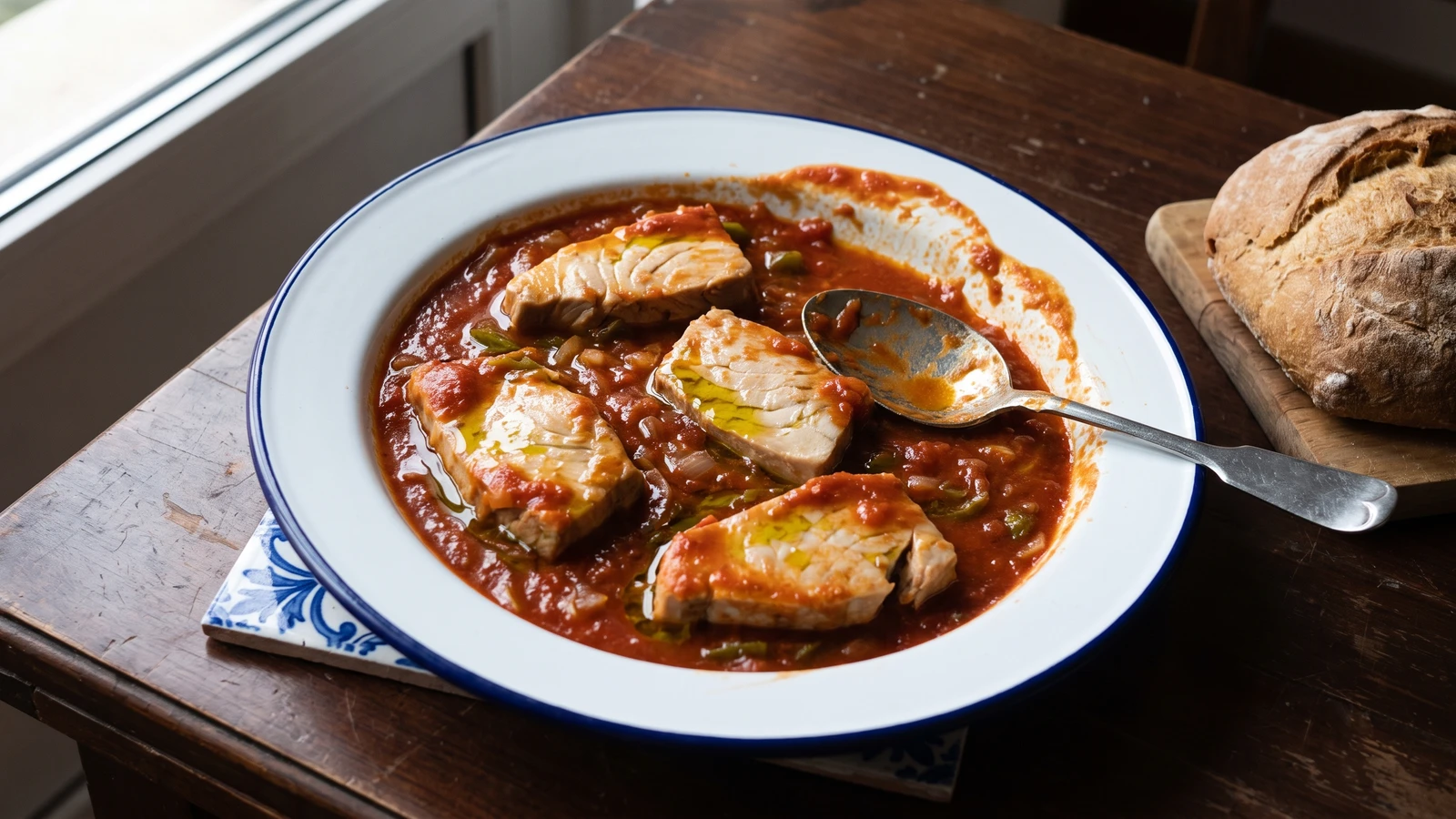 Bonito con Tomate del Cantábrico