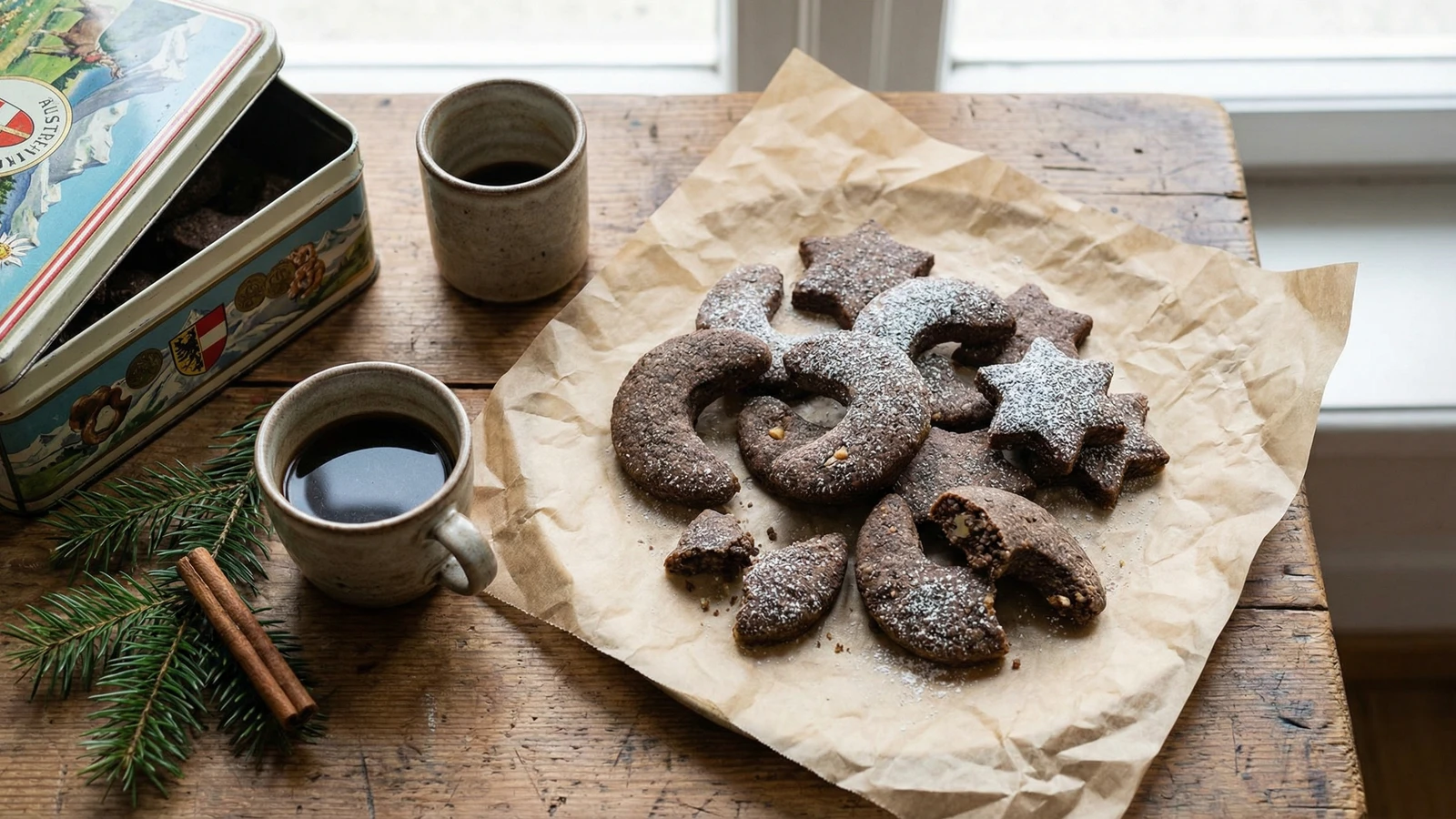 Kärntner Hadnkekse (Carinthian Buckwheat Cookies)