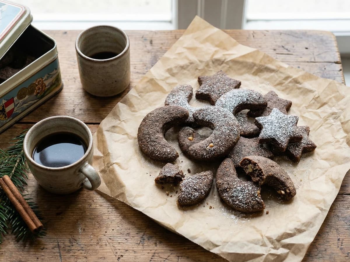 Kärntner Hadnkekse (Carinthian Buckwheat Cookies) - Chef Elsa