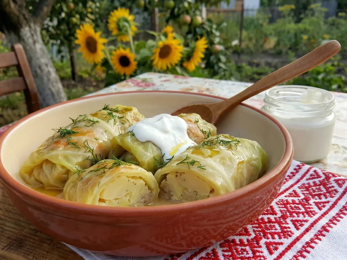 Holubtsi z Kartopleyu (голубці з картоплею, potato rolls)
