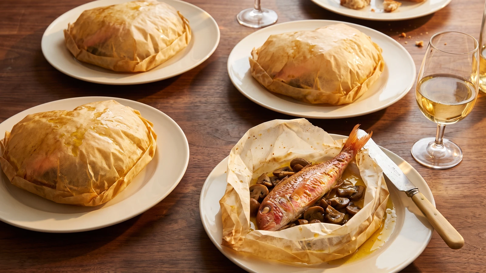 Rouget en Papillote