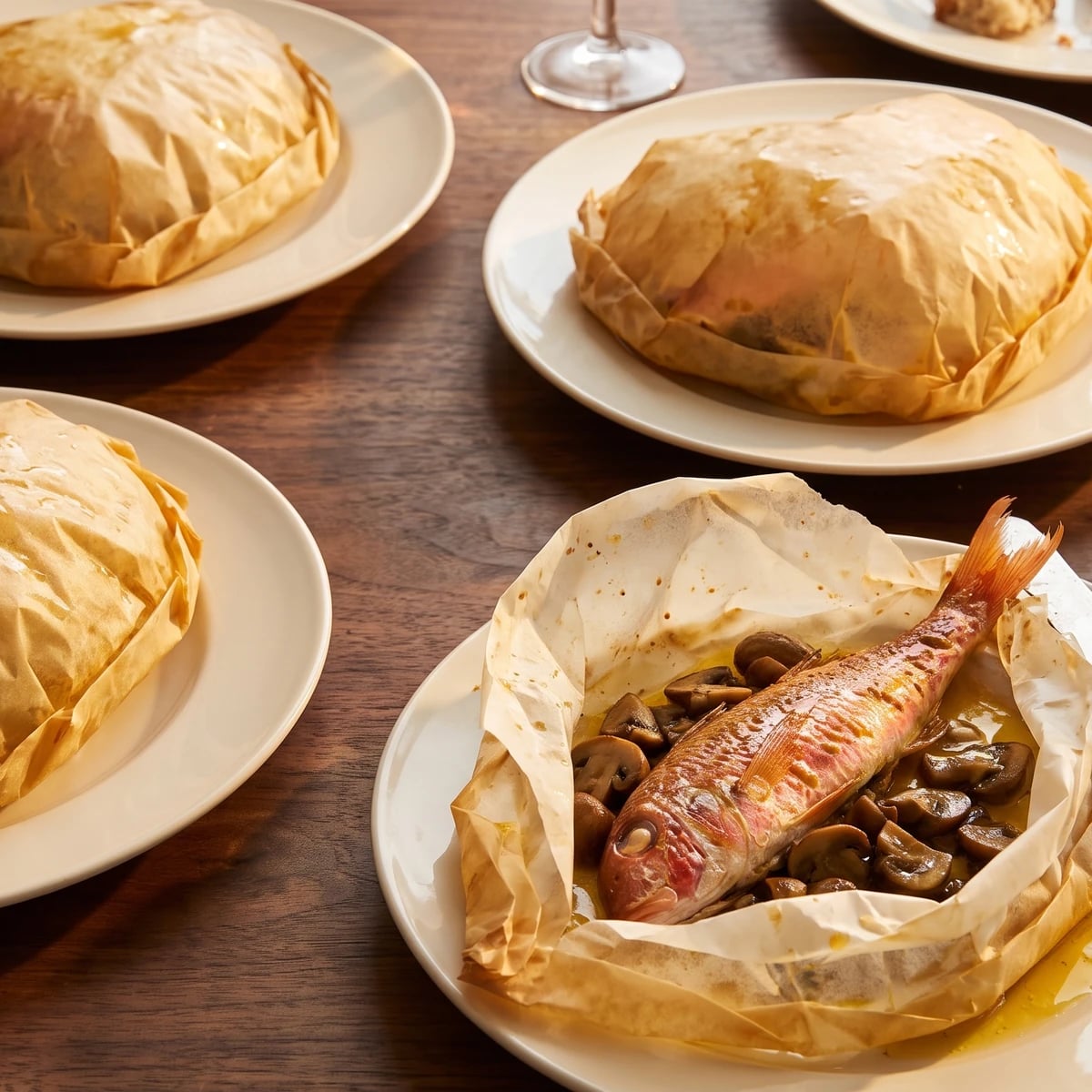 Rouget en Papillote