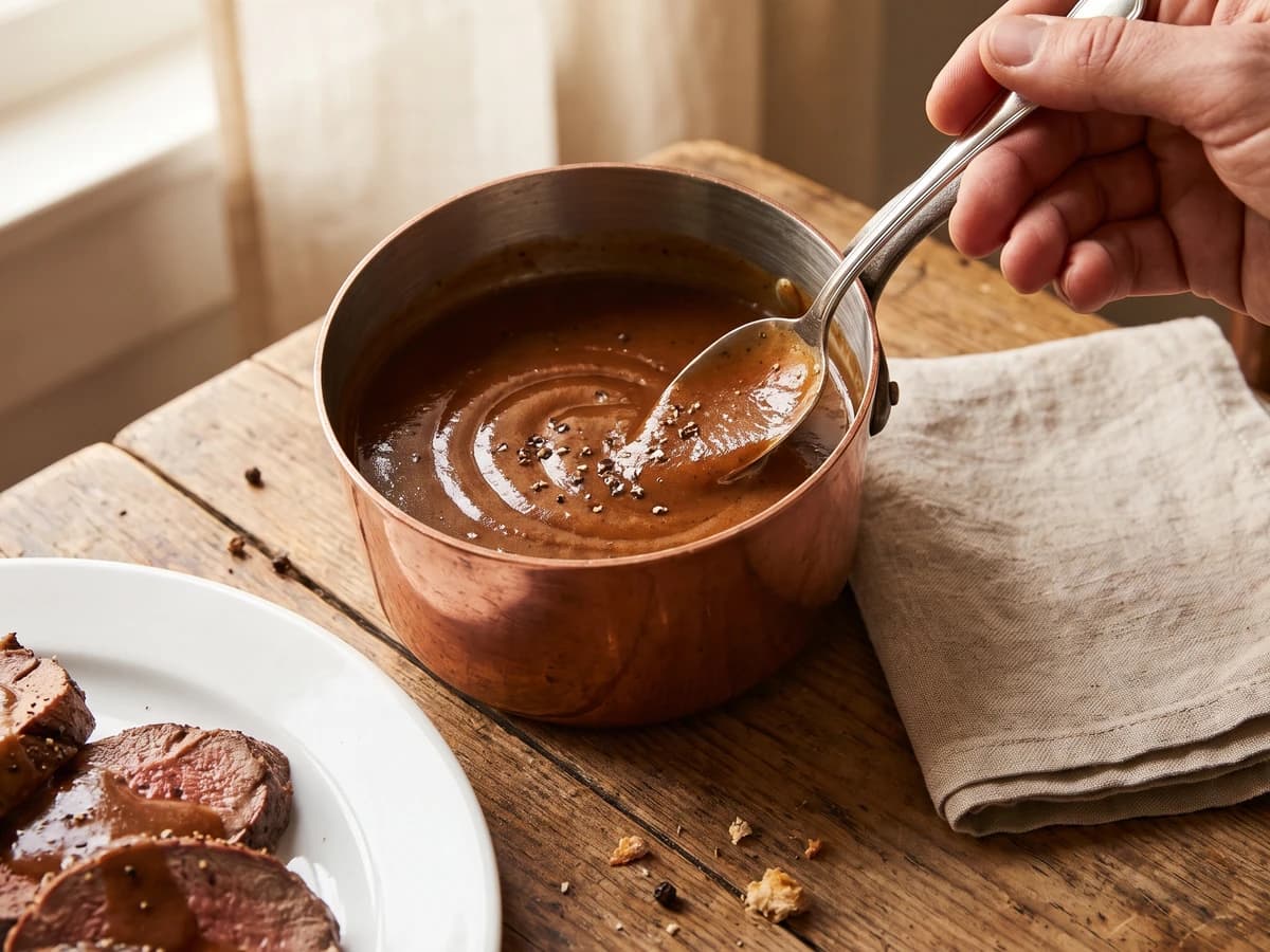 Ordinary Poivrade Sauce - Chef Juliette