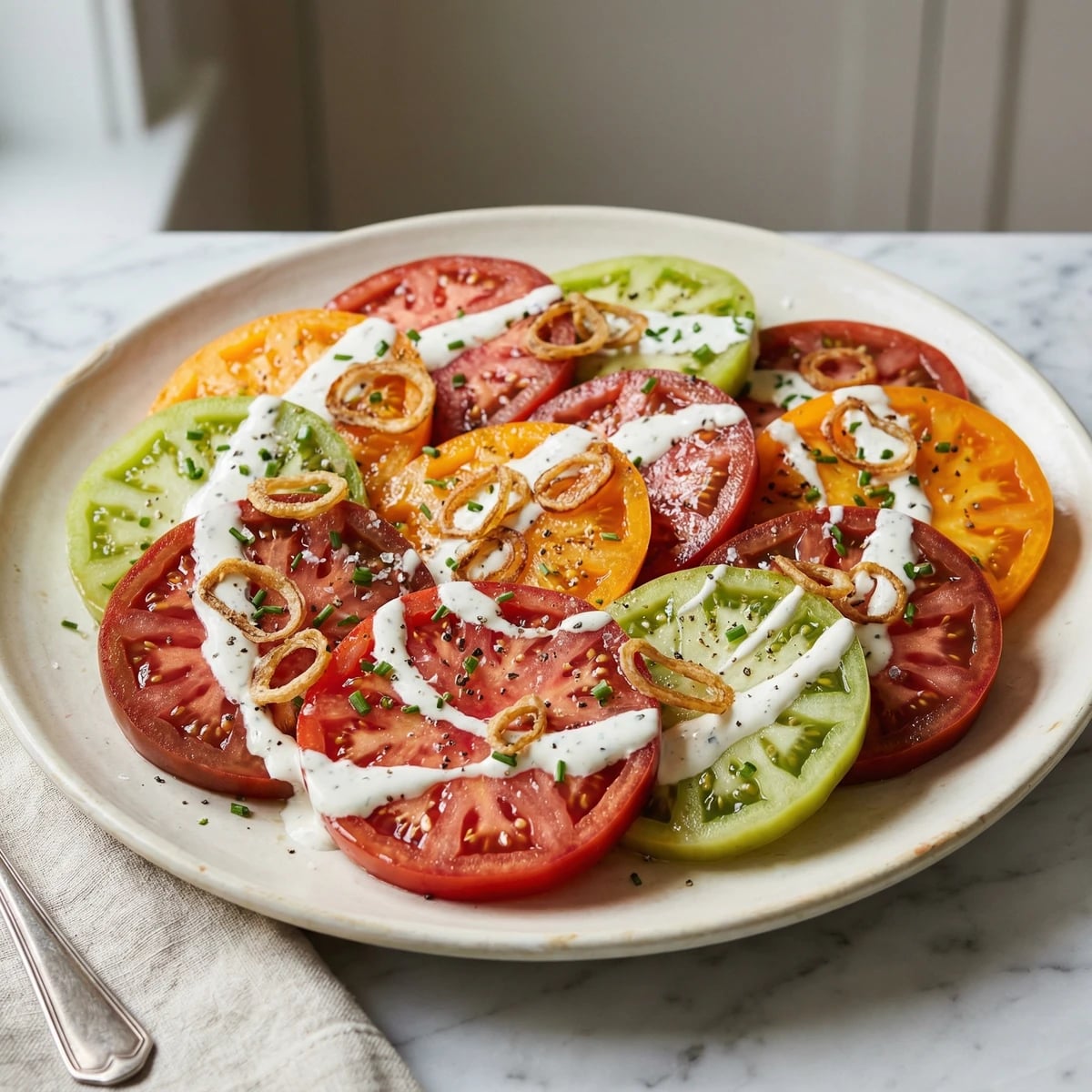 Heirloom Tomato Salad with Buttermilk Ranch