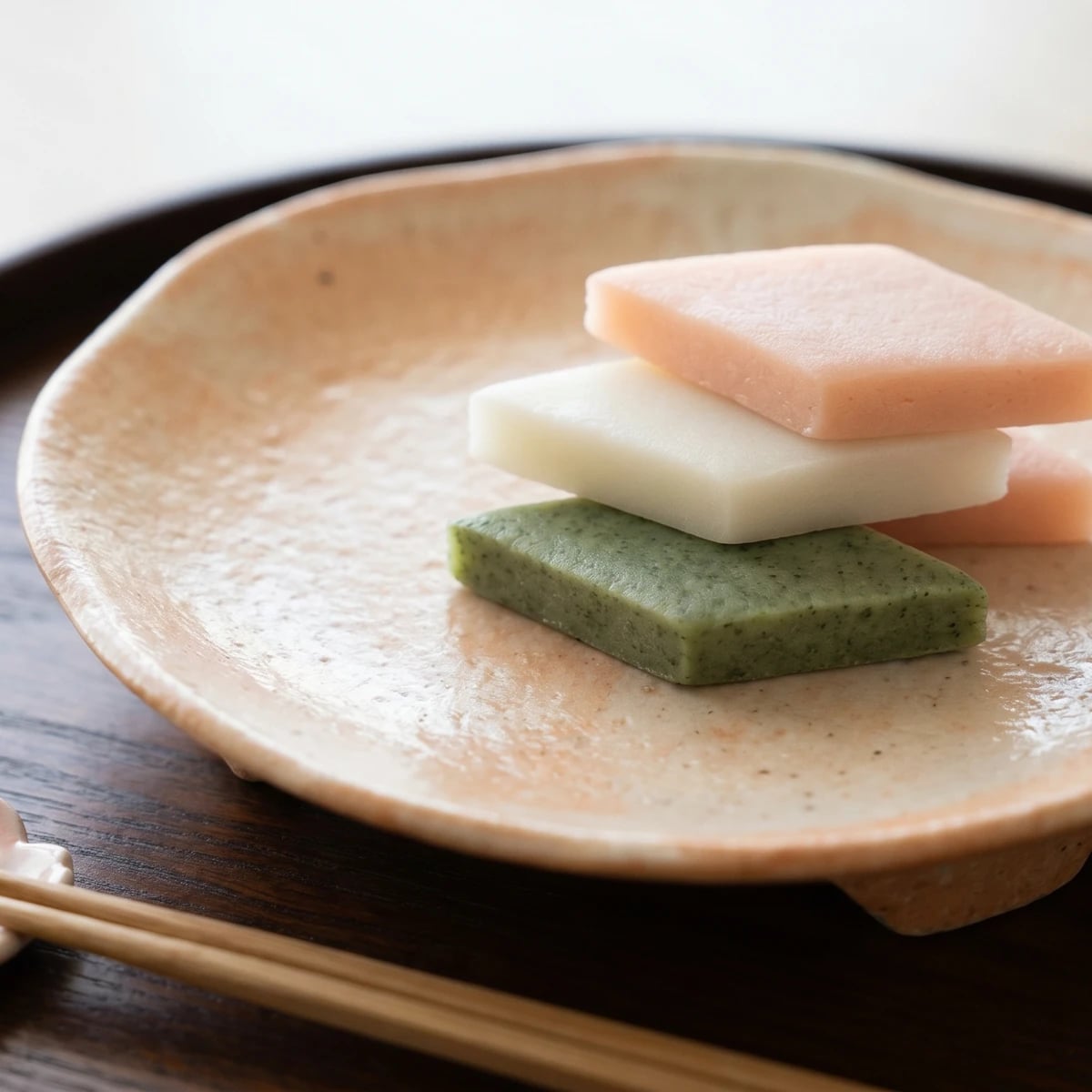Diamond-Layered Mochi (菱餅, Hishimochi)