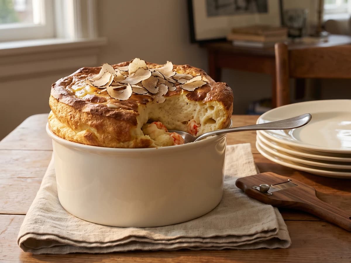 Soufflé d’Écrevisses à la Piémontaise - Chef Juliette