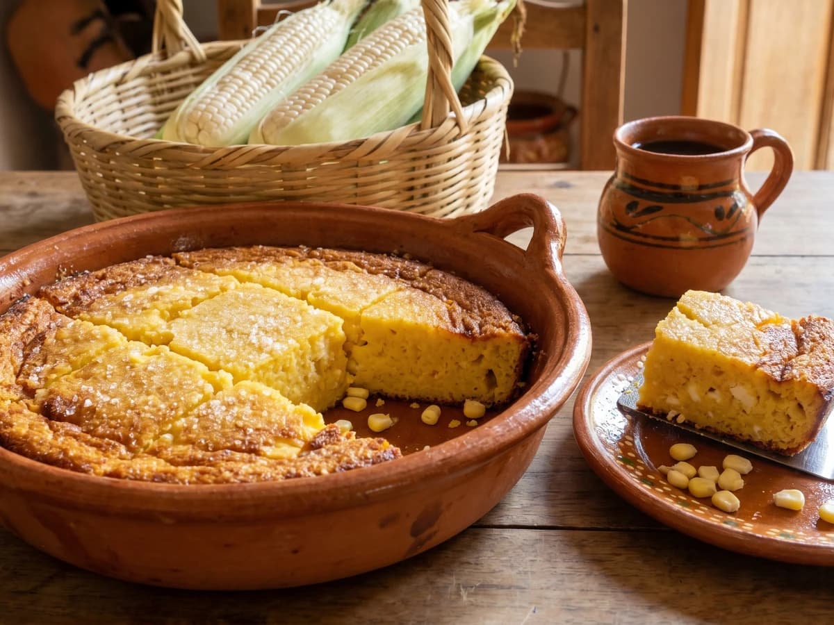 Pastel de Elote de Tepoztlan - Chef Lupita