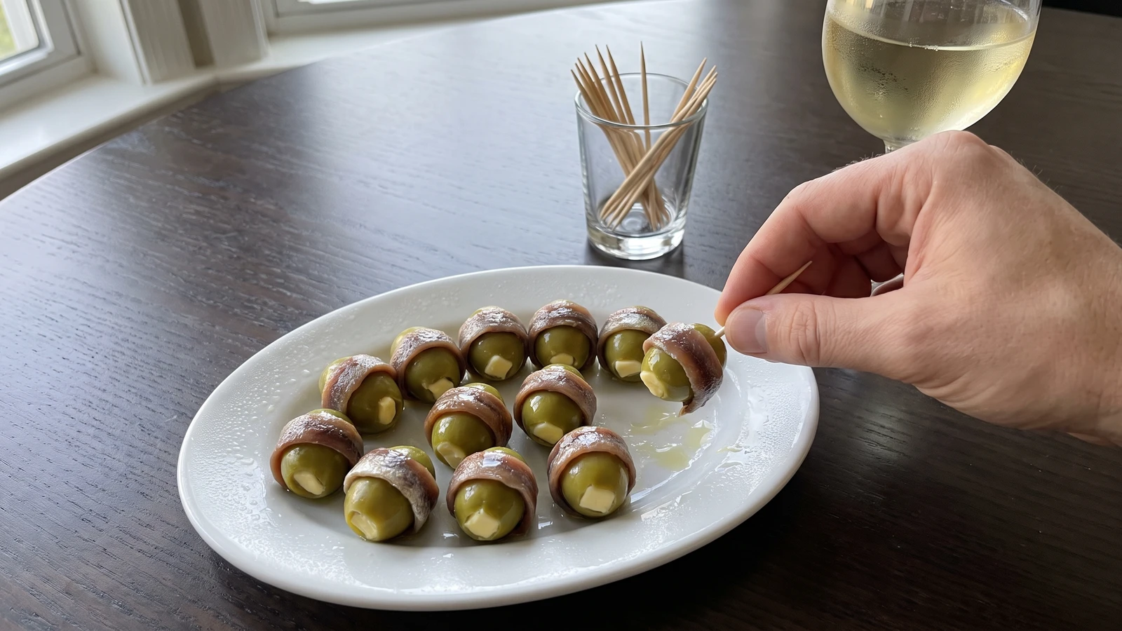 Rolled Anchovies