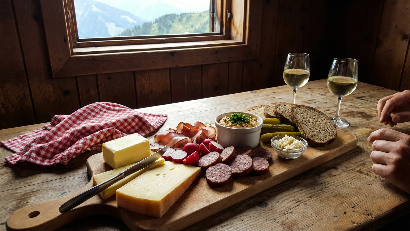 Almjause (Alpine Hut Snack Board)