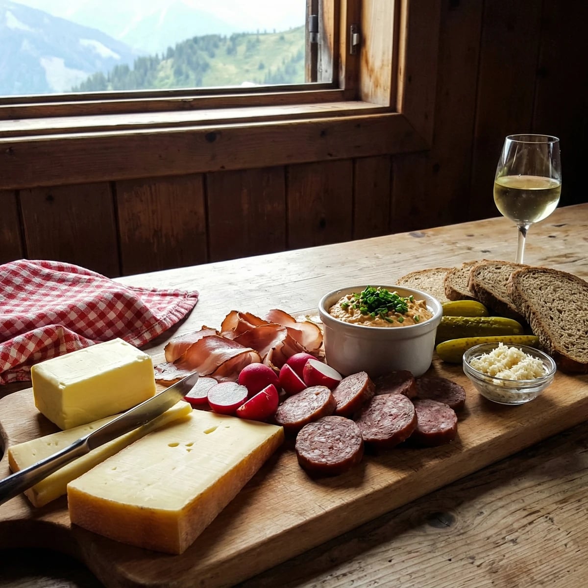 Almjause (Alpine Hut Snack Board)
