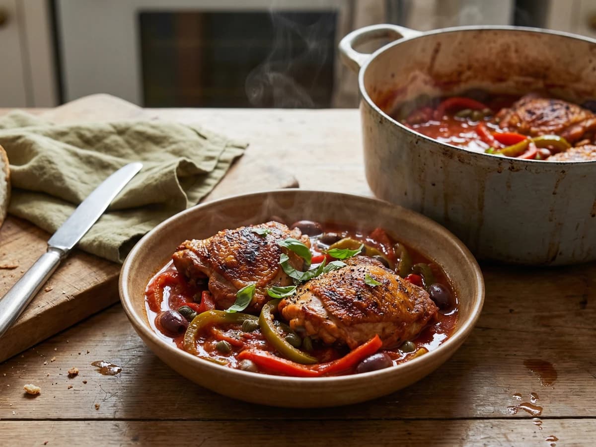 Chicken Cacciatore - Chef Ally