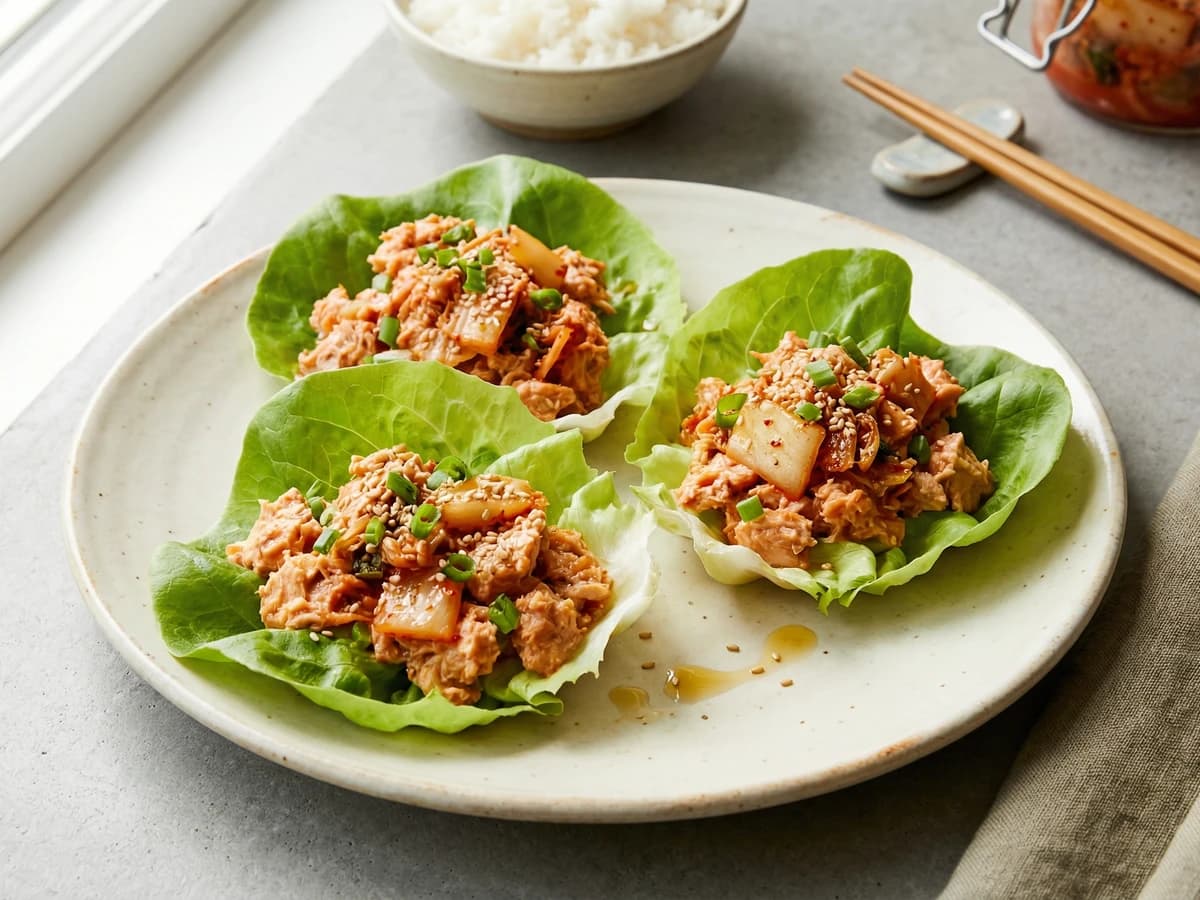 Spicy Kimchi Tuna Salad - Chef Dean