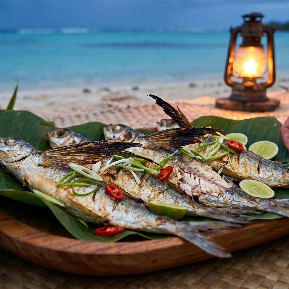 Maroro Tunu (Cook Islands Grilled Flying Fish)