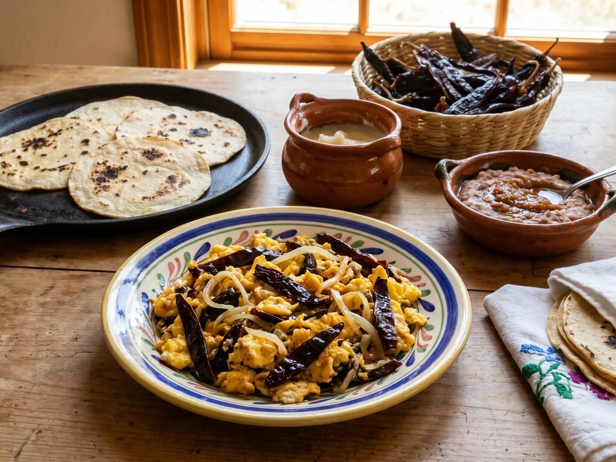 Huevos con Orejones Aguascalentenses