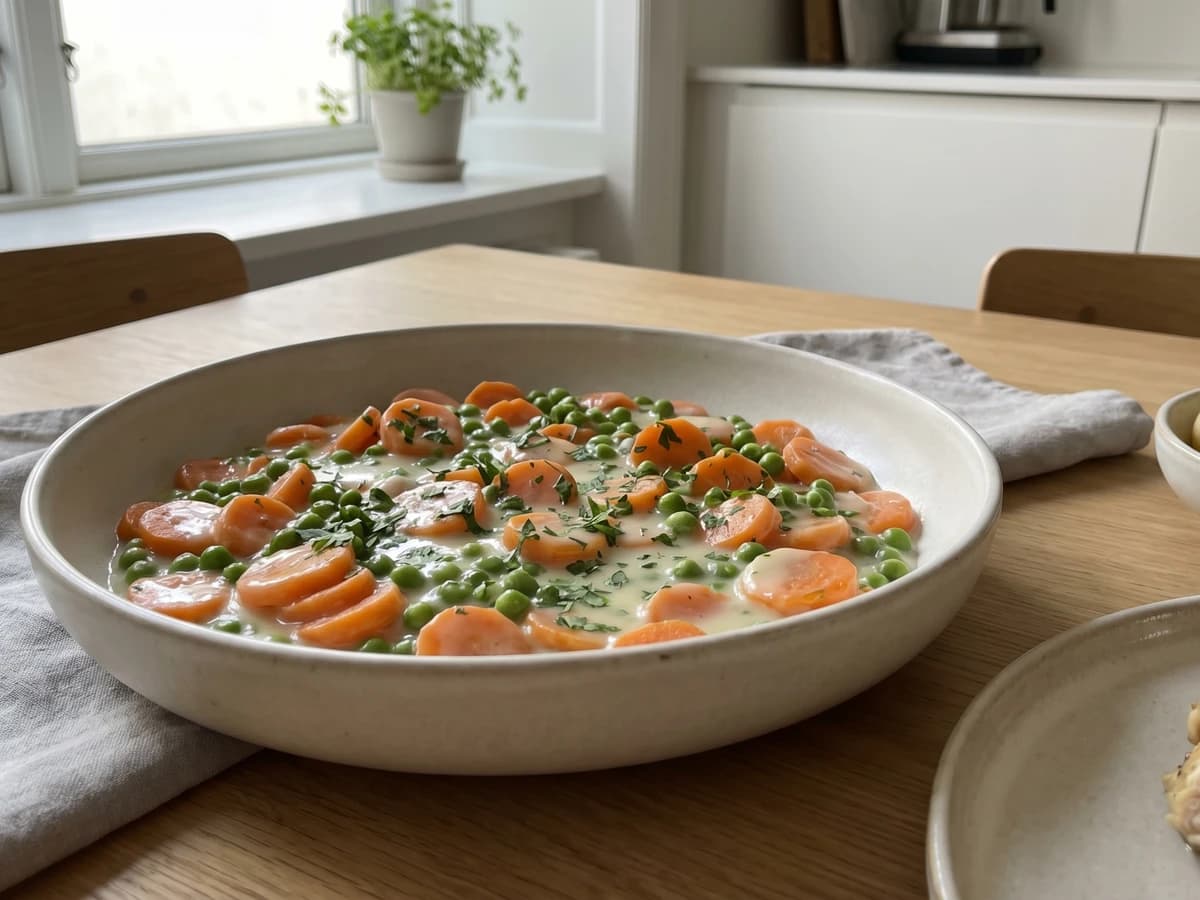 Stuvede Gulerodder med Aerter - Chef Freja