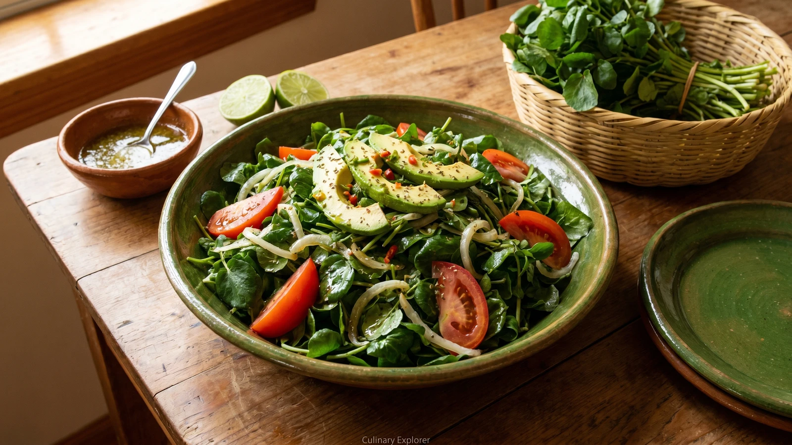 Pátzcuaro Watercress Salad (Ensalada de Berros)