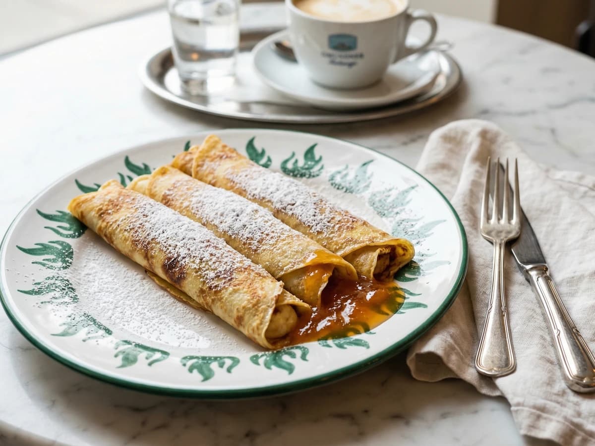 Palatschinken mit Marillenmarmelade - Chef Elsa