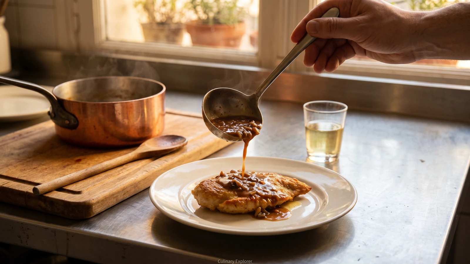 Chasseur Sauce (Escoffier’s Method)