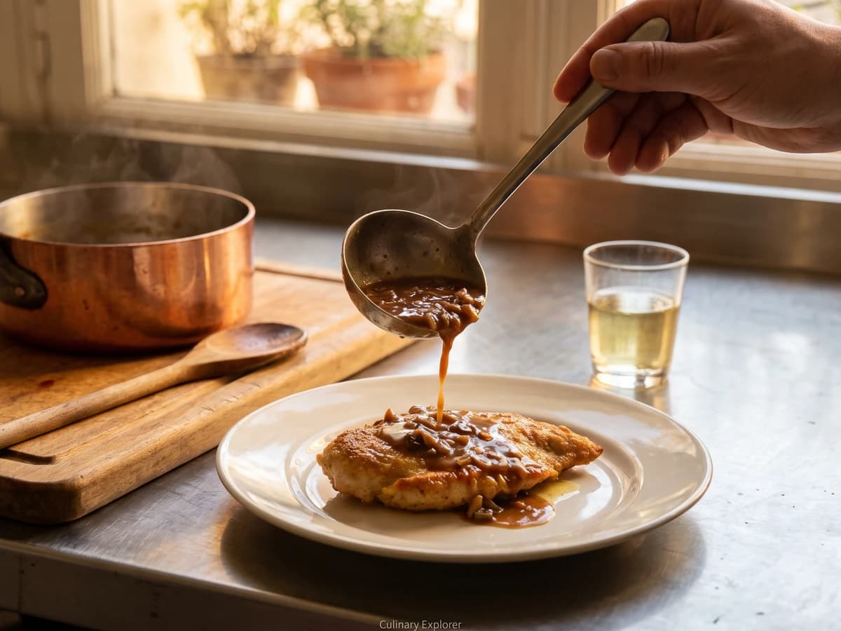 Chasseur Sauce (Escoffier’s Method)