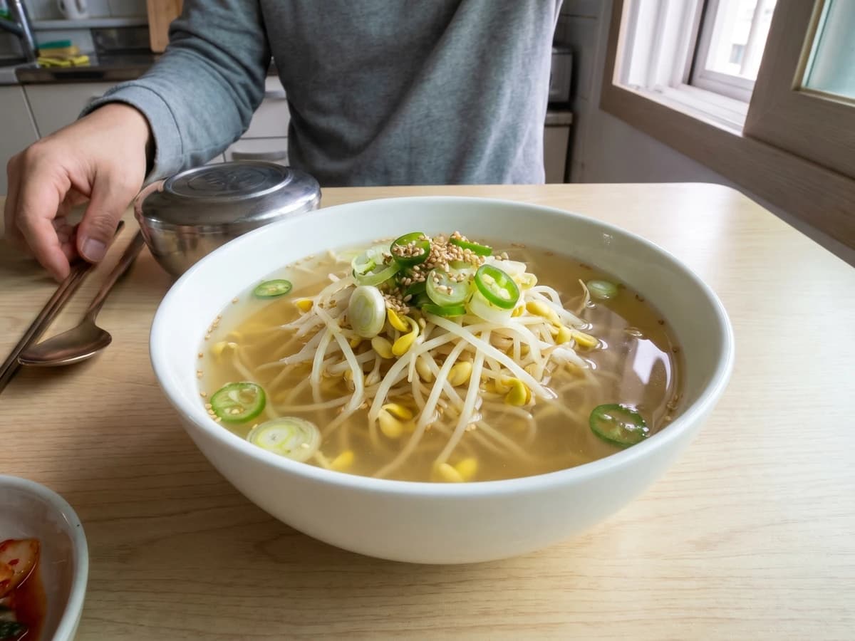 Kongnamul-guk (Soybean Sprout Soup) - Chef Jeong-sun