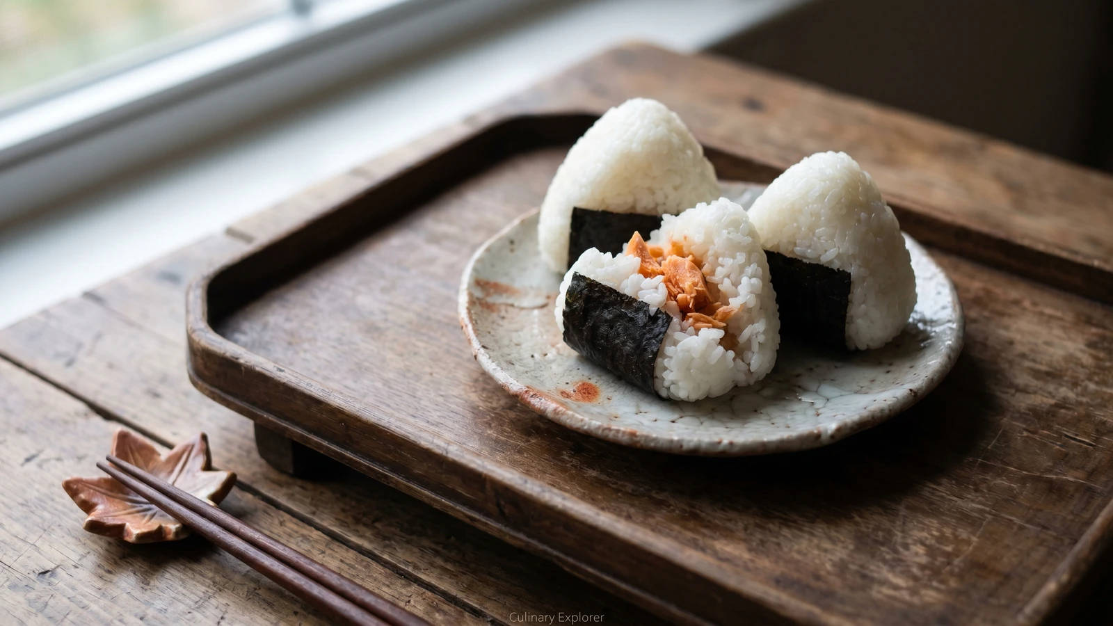 Shake Onigiri (鮭おにぎり, salted-salmon rice ball)
