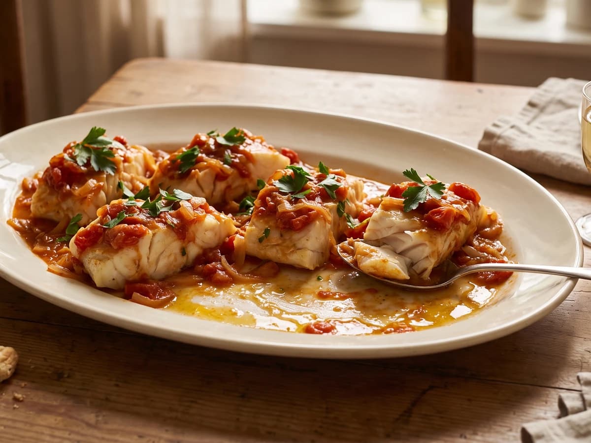 Cabillaud à la Portugaise - Chef Juliette