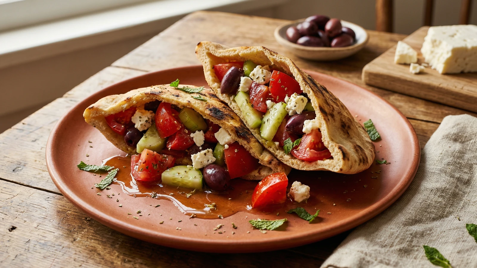 Greek Salad Pita