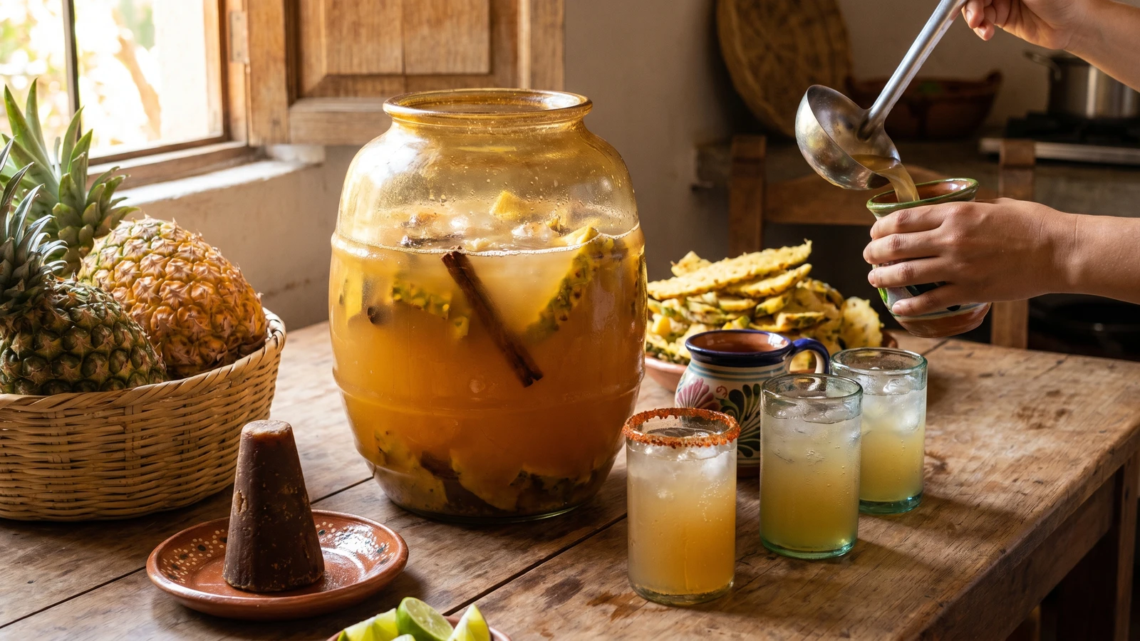 Tepache Bajío con Piloncillo