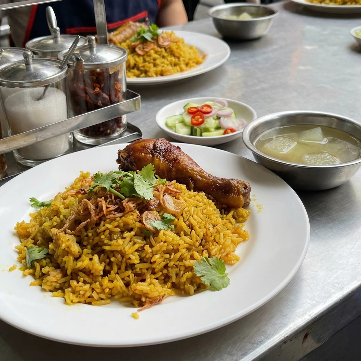 Thai Chicken Biryani (Khao Mok Gai)