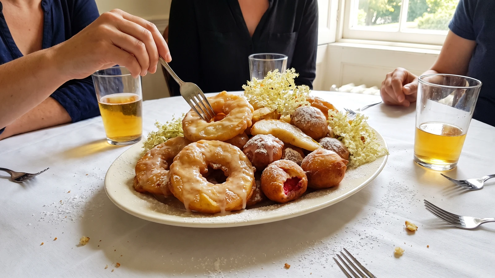 Class 1. Fresh Fruit and Flower Fritters