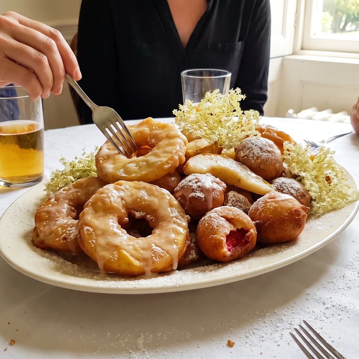 Class 1. Fresh Fruit and Flower Fritters