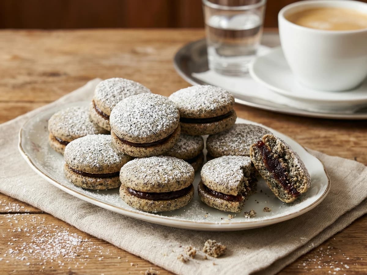 Mohnkekse mit Powidl - Chef Elsa