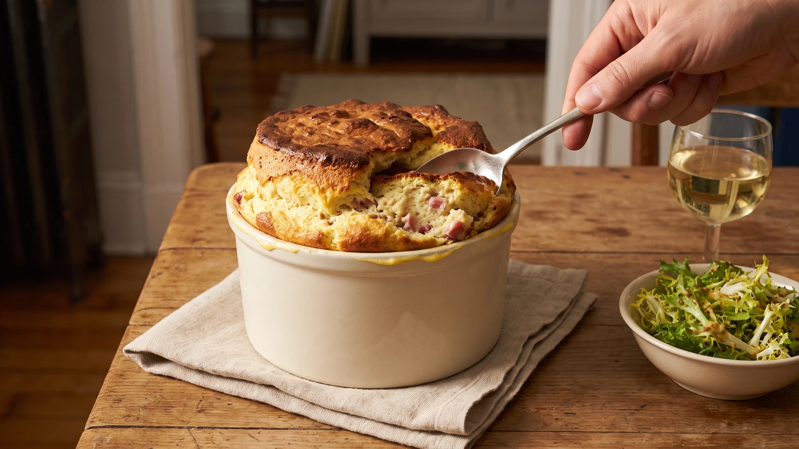 Soufflés au Jambon