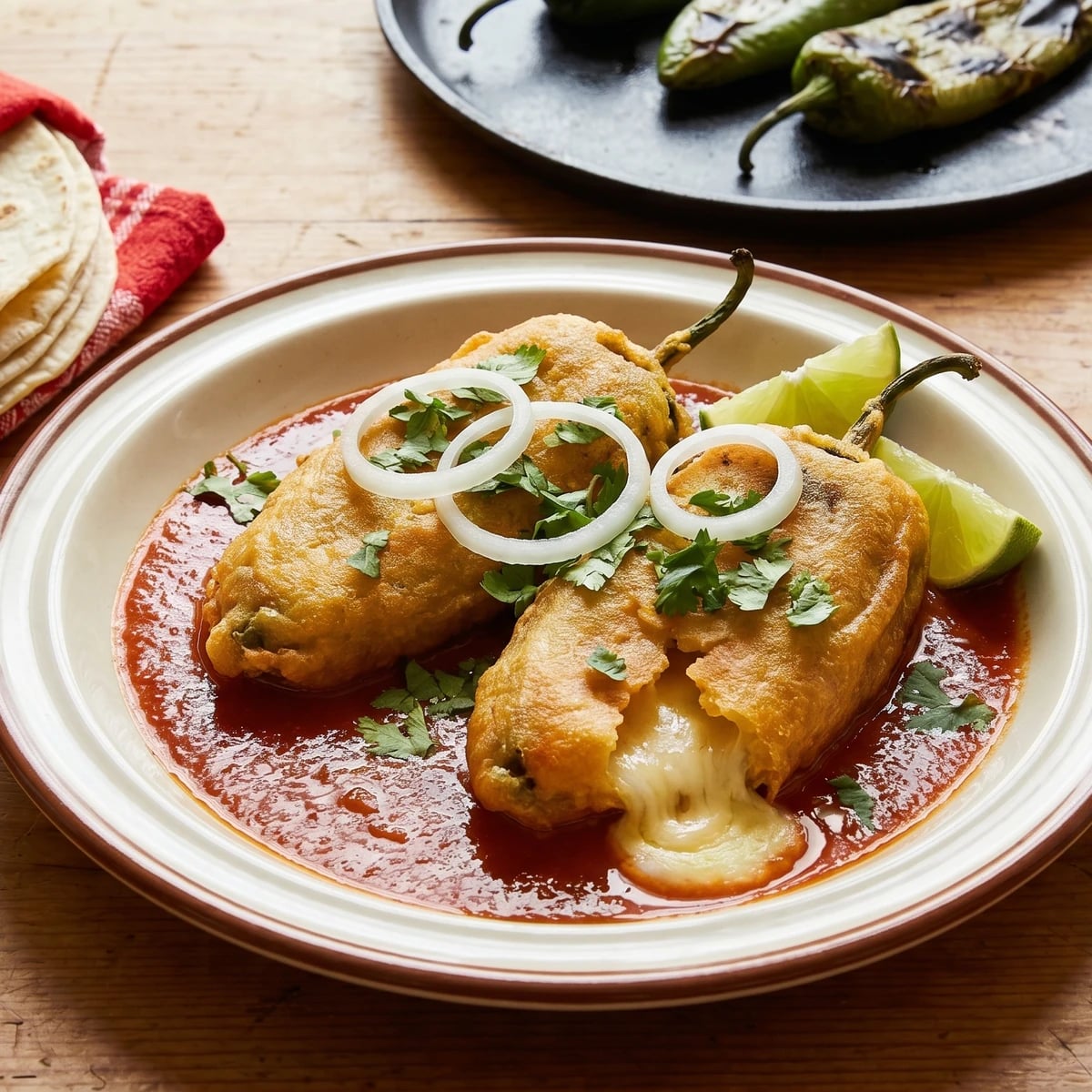 Chiles Rellenos Norteños con Anaheim