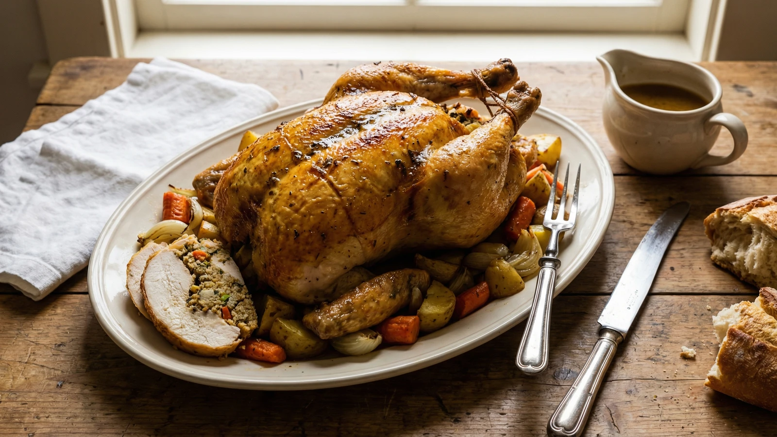 Pollo Arrosto Ripieno della Domenica