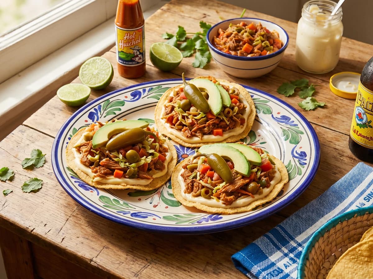 Tostadas de Marlín Ahumado Estilo Mazatleco - Chef Lupita