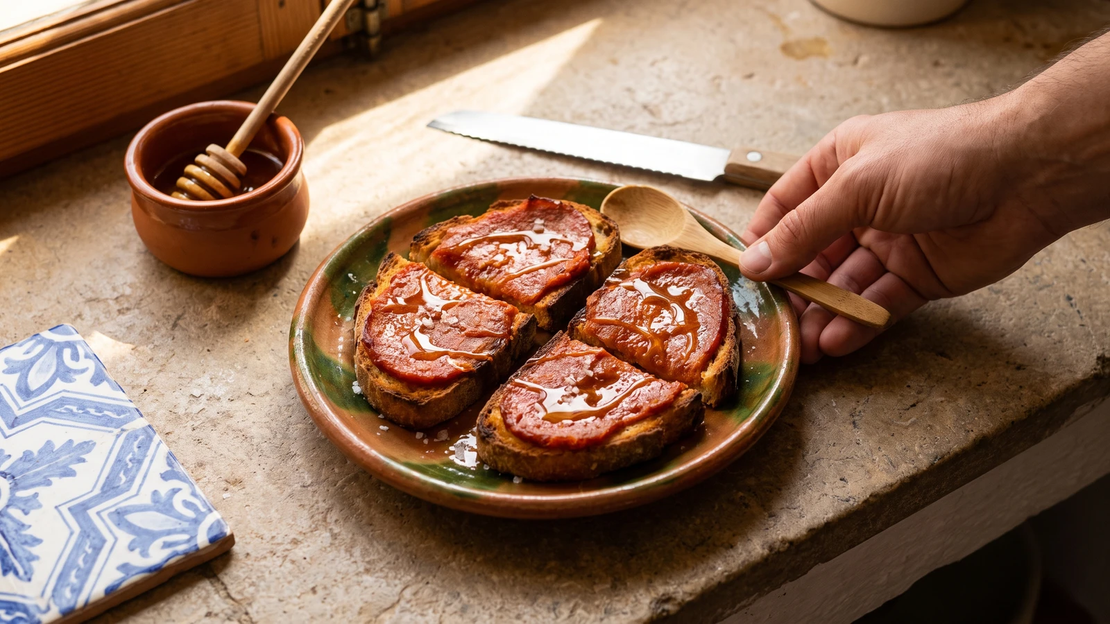 Tosta de Sobrassada amb Mel