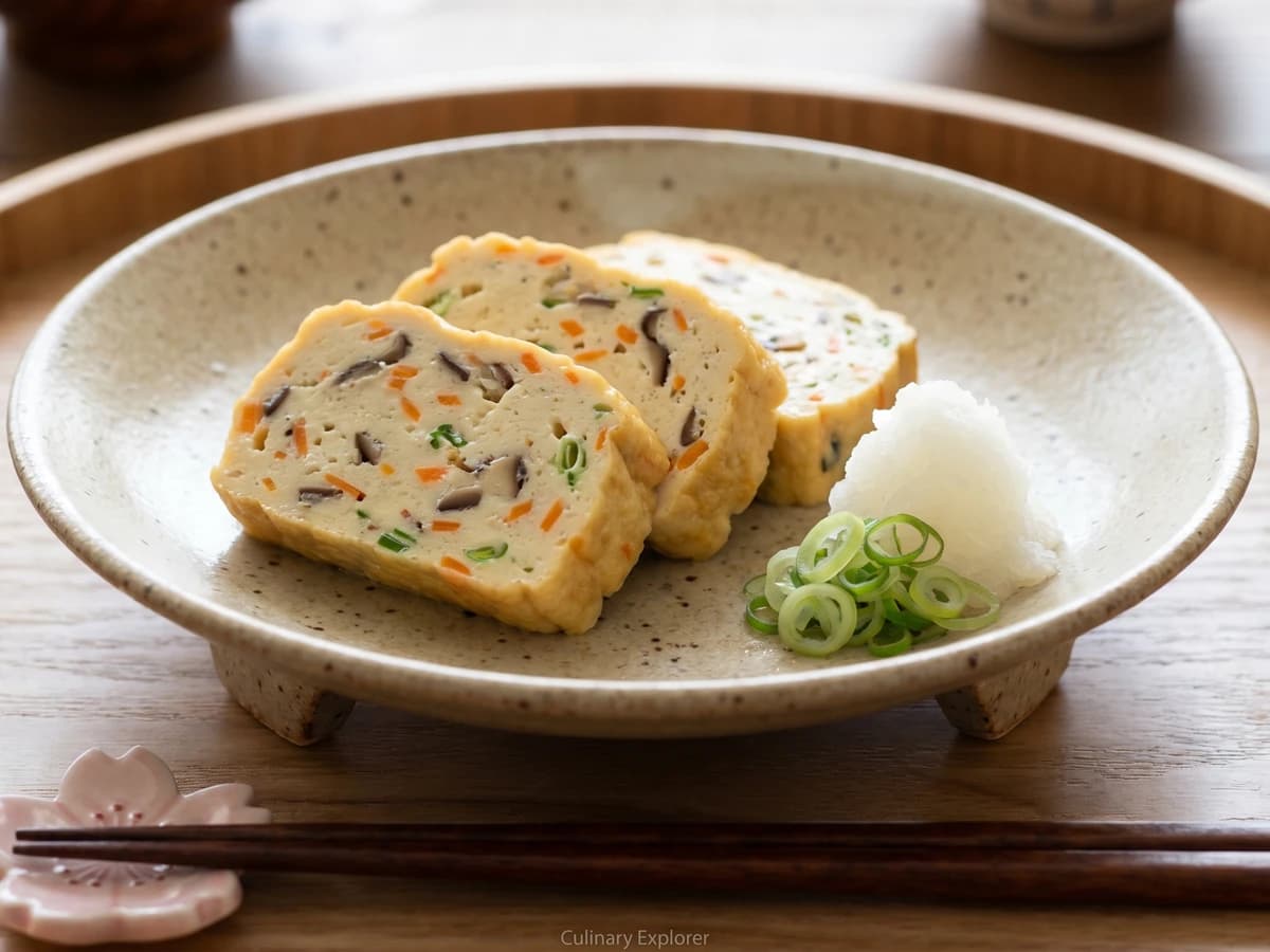 Gisei-dofu (擬製豆腐, mock tofu) - Chef Takumi