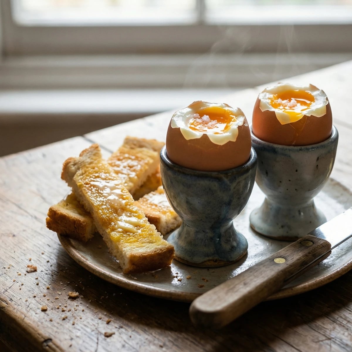 Boiled Eggs with Soldiers
